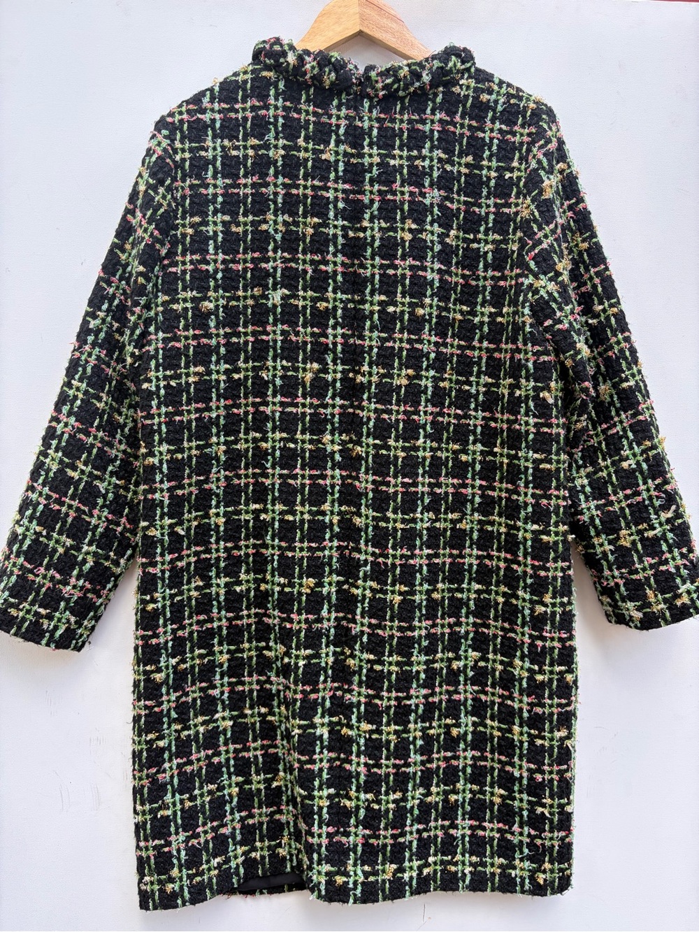 Tuckernuck Jackie Dress in Holly Tinsel Tweed - Picture 4 of 4
